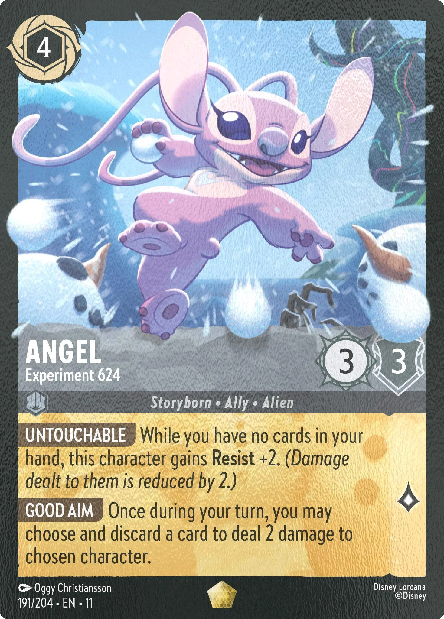 Angel - Experiment 624 - 191/204 [Winterspell] [Cold Foil]