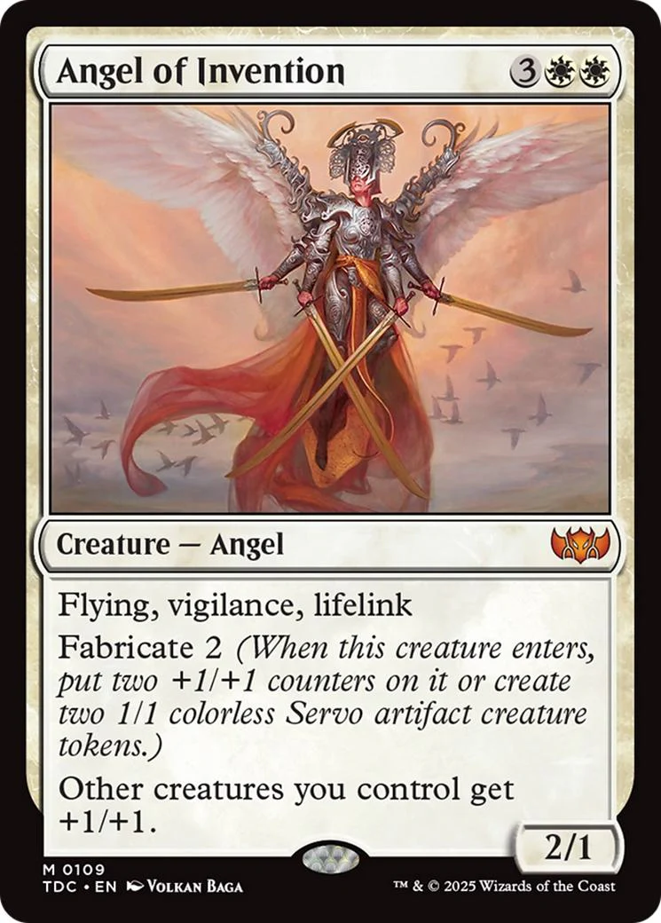 Angel of Invention [109] [Tarkir: Dragonstorm: Commander] [Non-Foil]