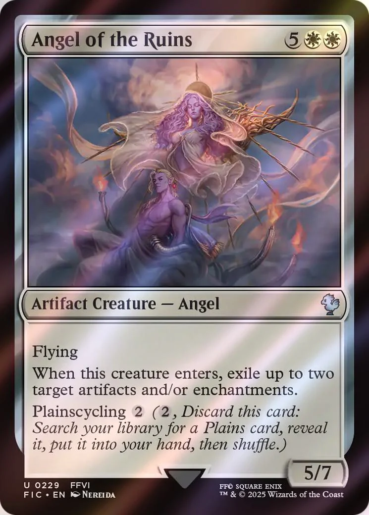 Angel of the Ruins [229] [FINAL FANTASY: Commander] [Surge Foil]