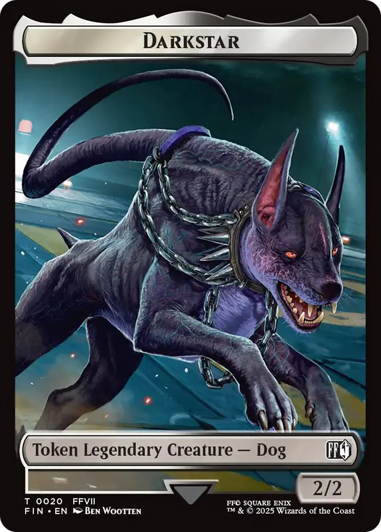 Angelo Token (19) // Darkstar Token (20) [FINAL FANTASY: Tokens] [Non-Foil] - Image 2