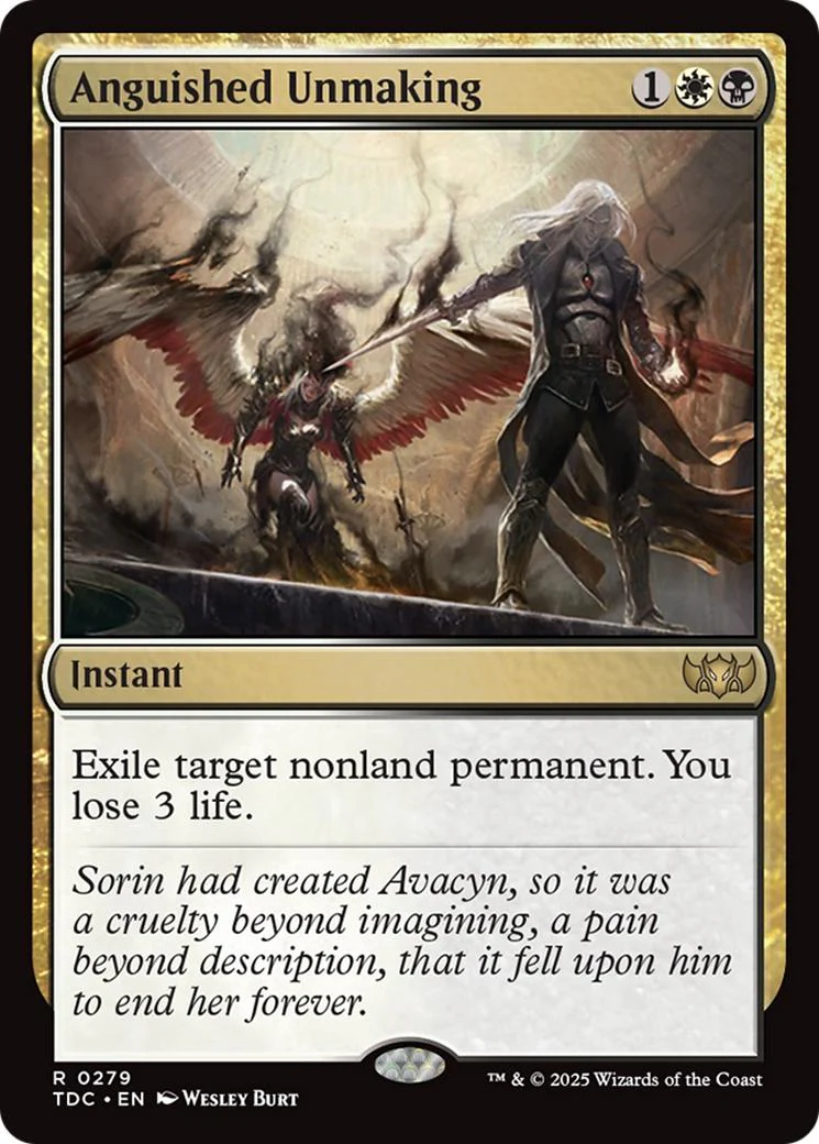 Anguished Unmaking [279] [Tarkir: Dragonstorm: Commander] [Non-Foil]