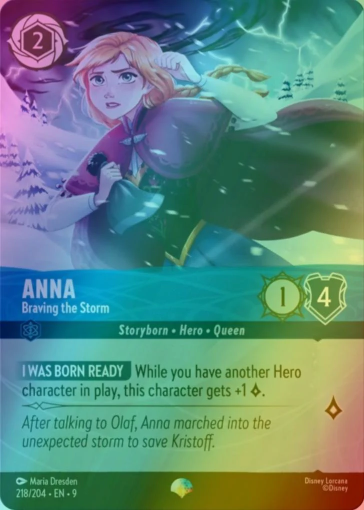 Anna - Braving the Storm (Epic) - 218/204 [Fabled] [Holofoil]