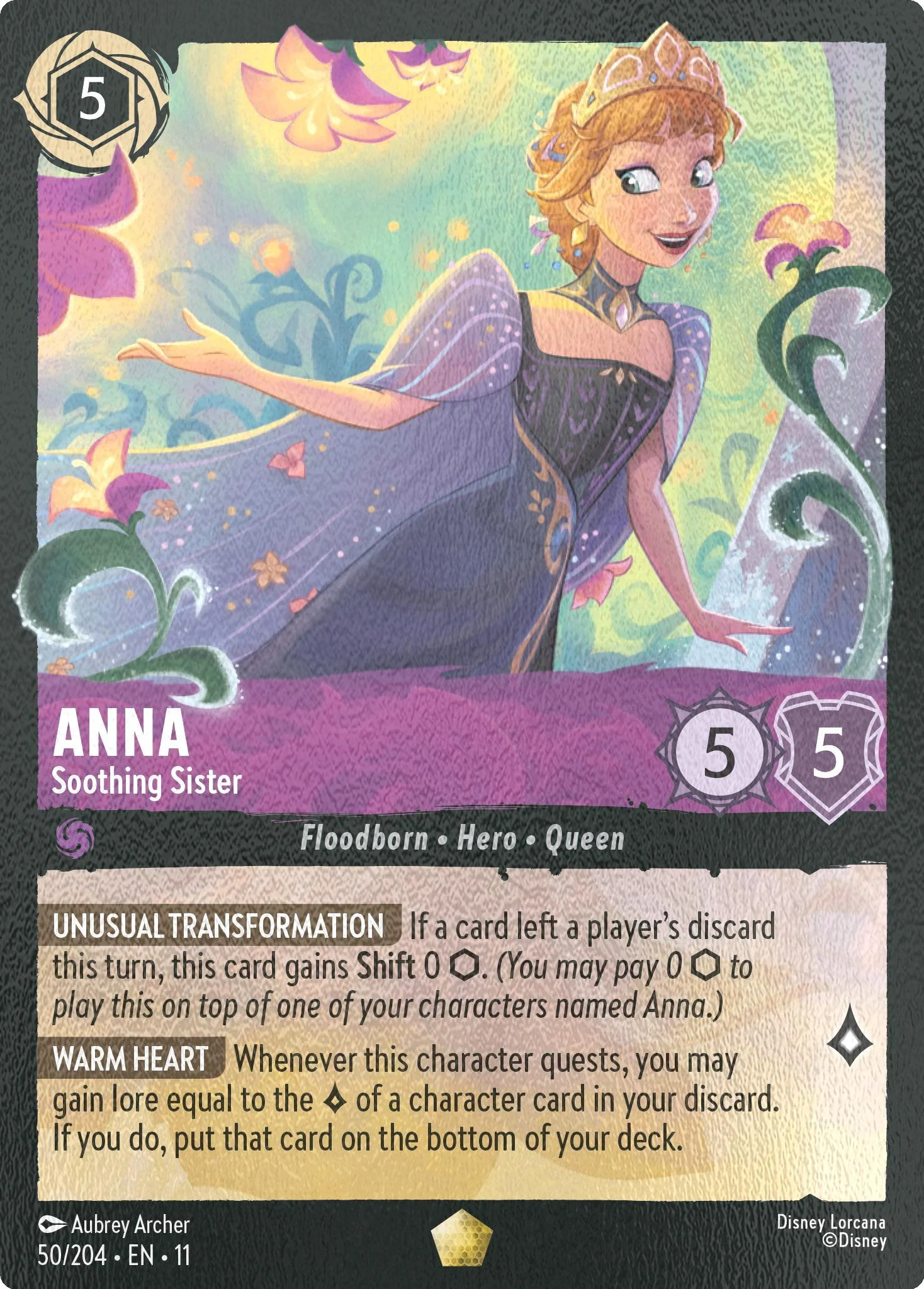 Anna - Soothing Sister - 50/204 [Winterspell] [Cold Foil]