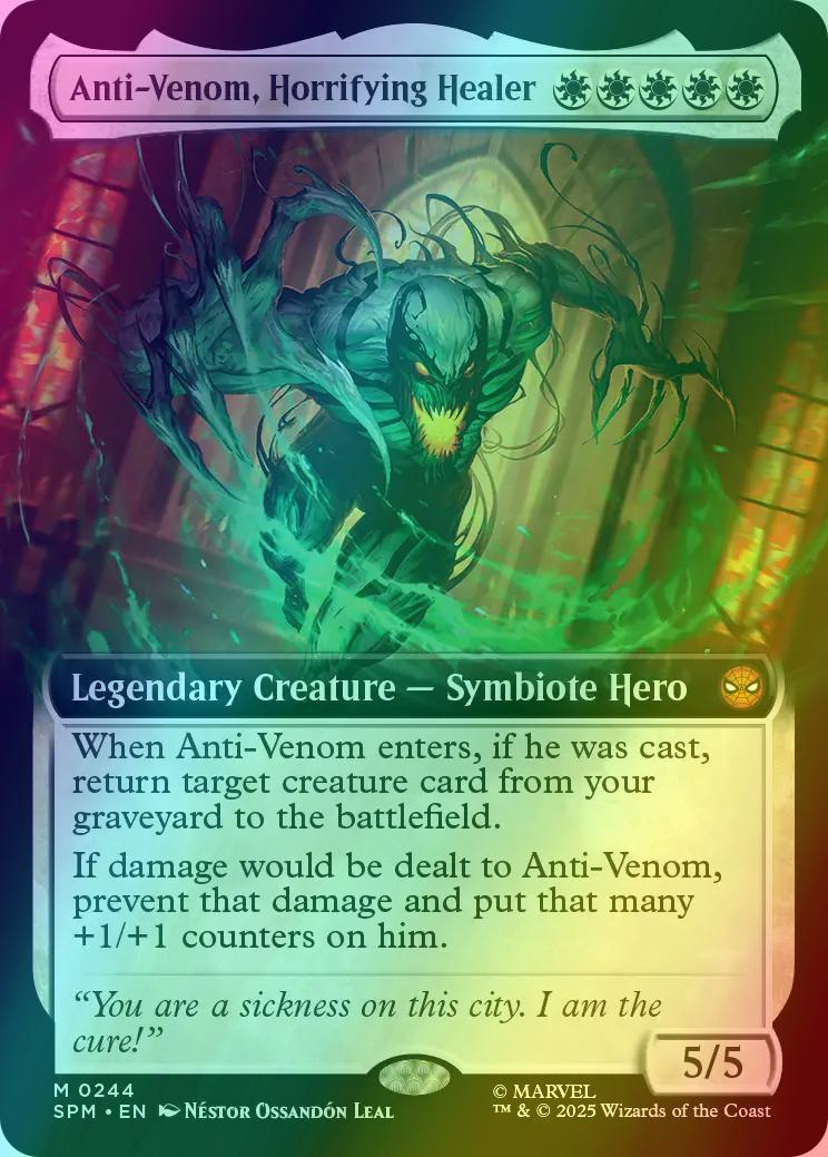 Anti-Venom, Horrifying Healer [244] [Extended Art] [Marvel's Spider-Man] [Foil]