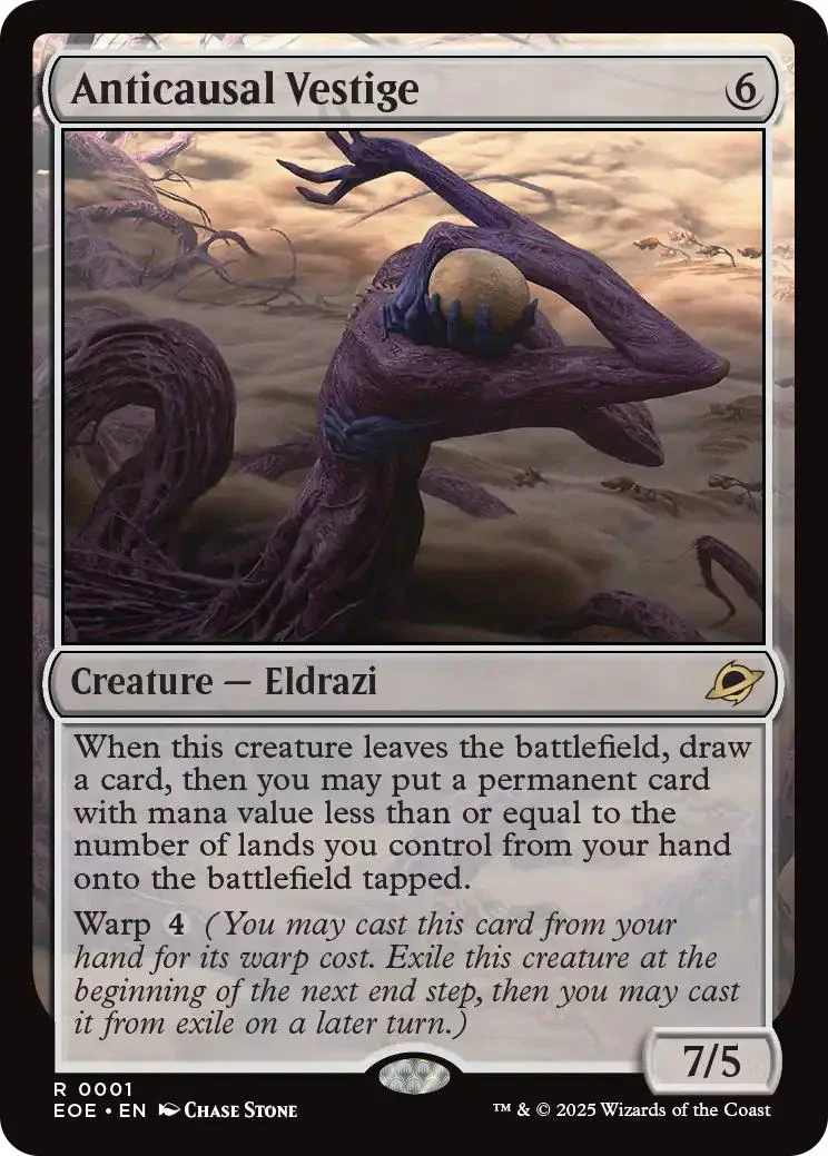 Anticausal Vestige [1] [Edge of Eternities] [Non-Foil]