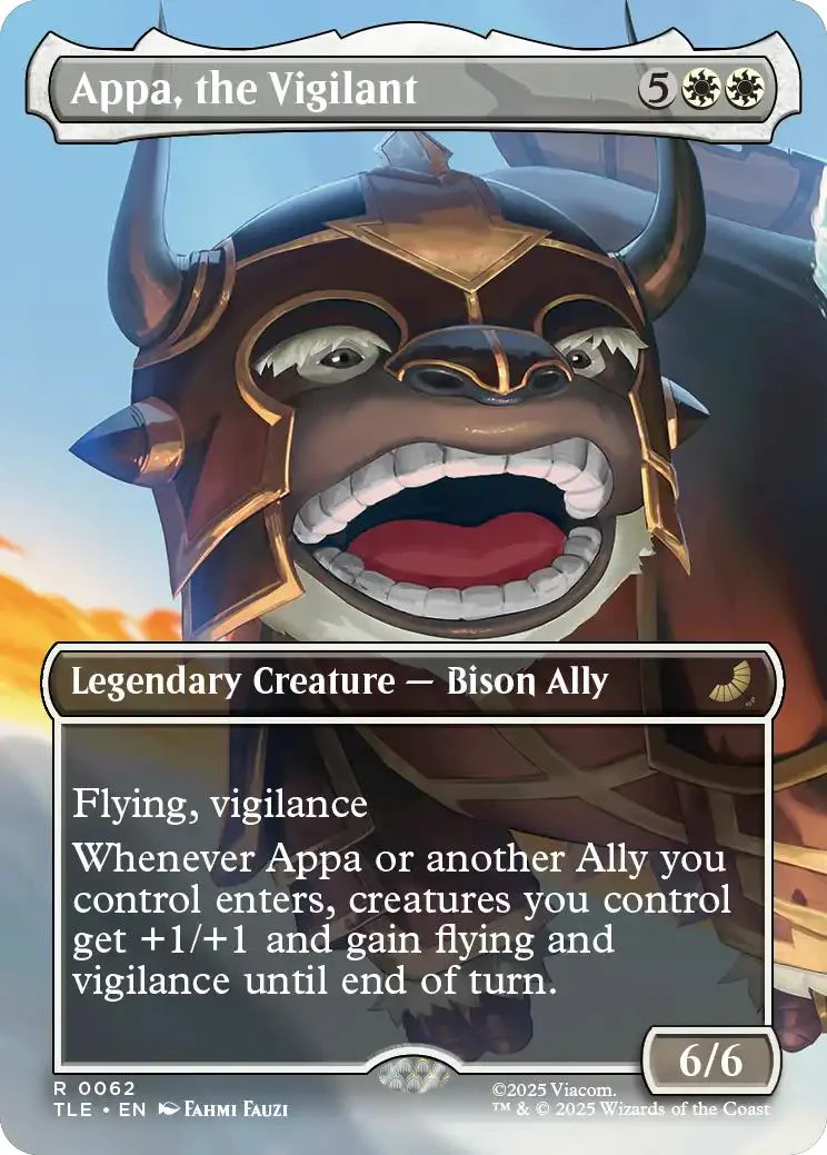 Appa, the Vigilant [62] [Borderless] [Scene] [Avatar: The Last Airbender Eternal] [Non-Foil]