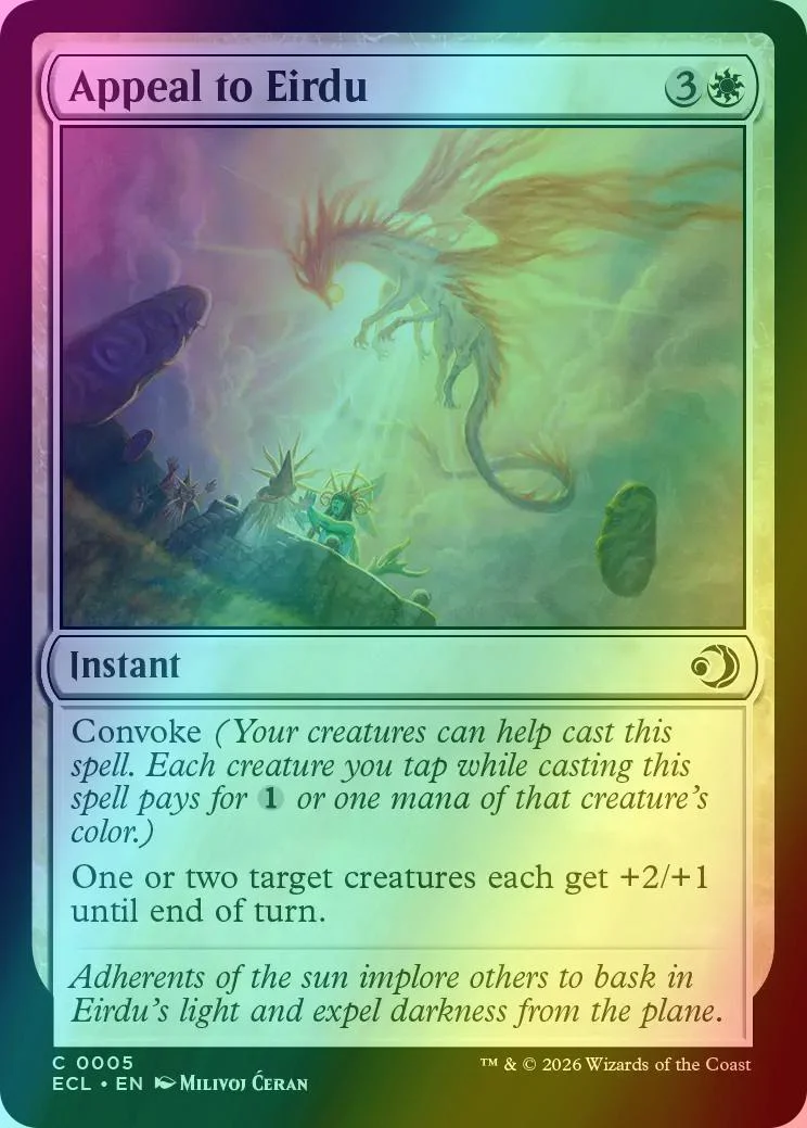 Appeal to Eirdu [5] [Lorwyn Eclipsed] [Foil]