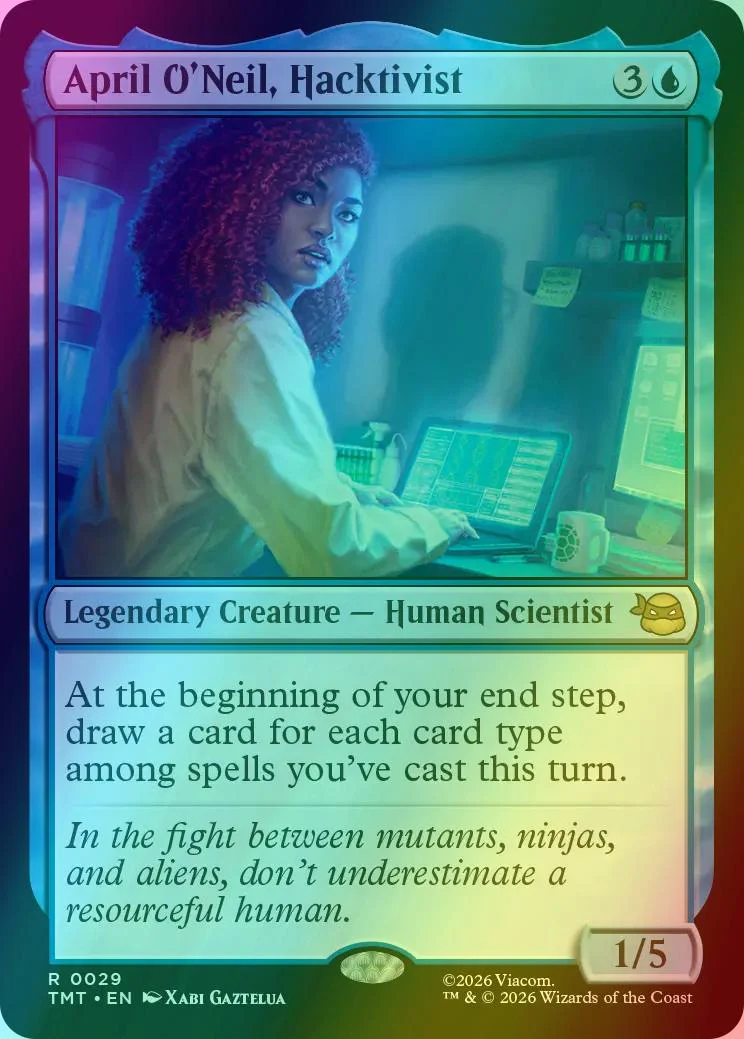 April O'Neil, Hacktivist [29] [Teenage Mutant Ninja Turtles] [Foil]