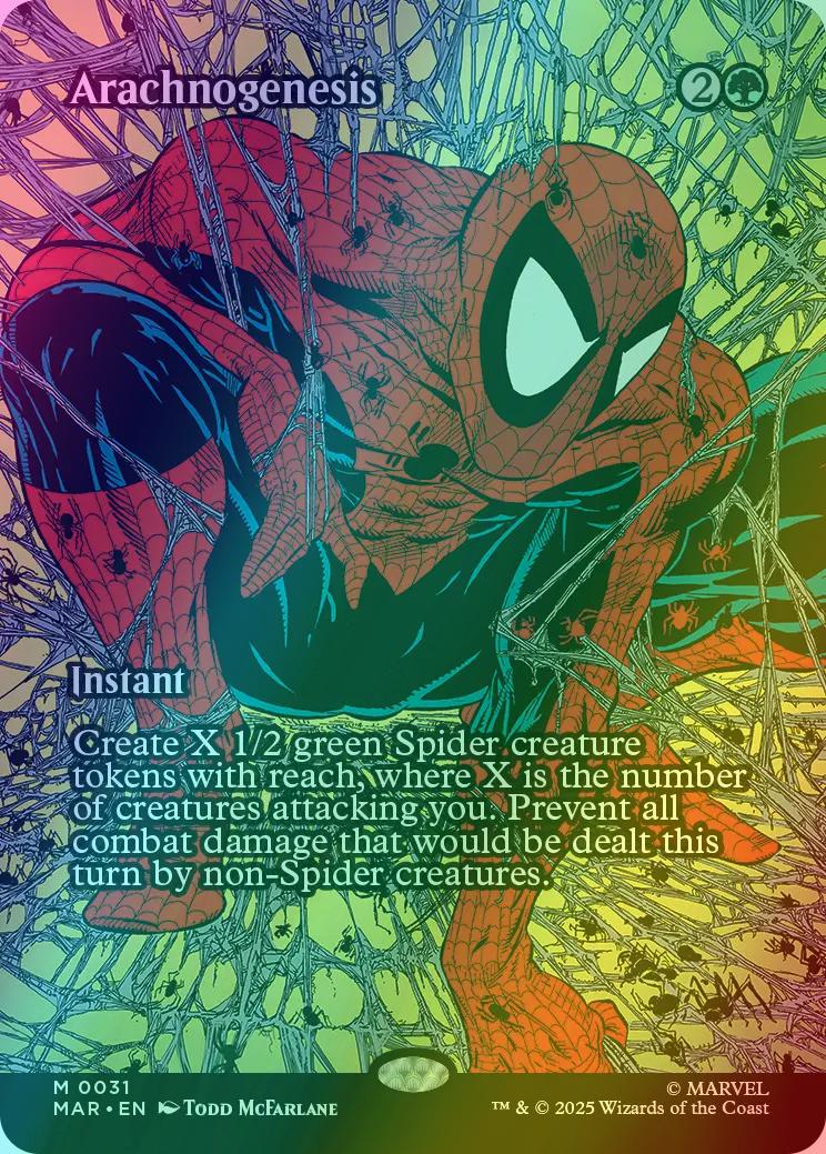Arachnogenesis [31] [Borderless] [Source Material] [Marvel Universe] [Foil]