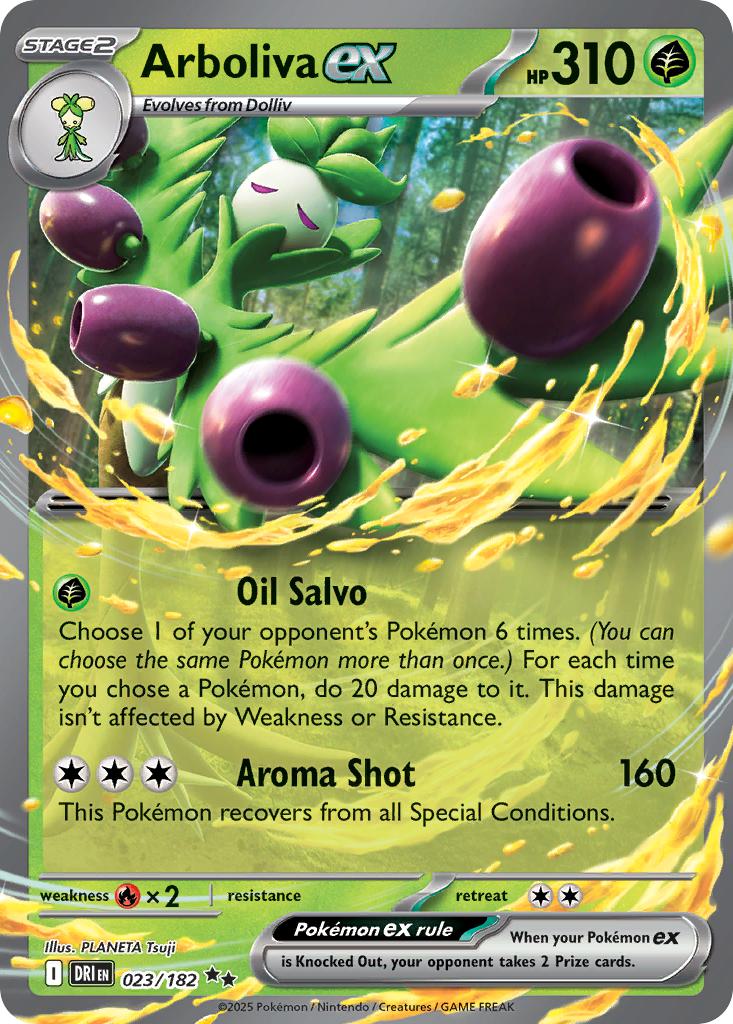 Arboliva ex - 023/182 - Double Rare [sv10-023] [Ultra]