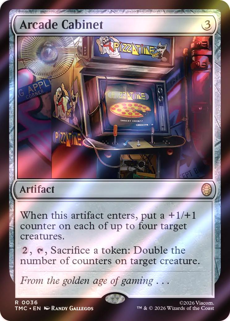 Arcade Cabinet [36] [Teenage Mutant Ninja Turtles Eternal] [Surge Foil]