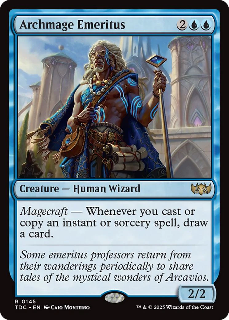Archmage Emeritus [145] [Tarkir: Dragonstorm: Commander] [Non-Foil]