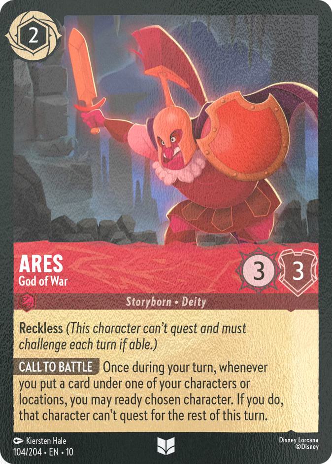 Ares - God of War - 104/204 [Whispers in the Well] [Cold Foil]