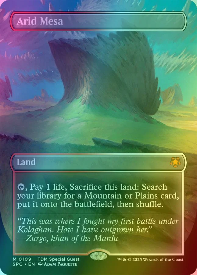 Arid Mesa [109] [Borderless] [Special Guests] [Foil]