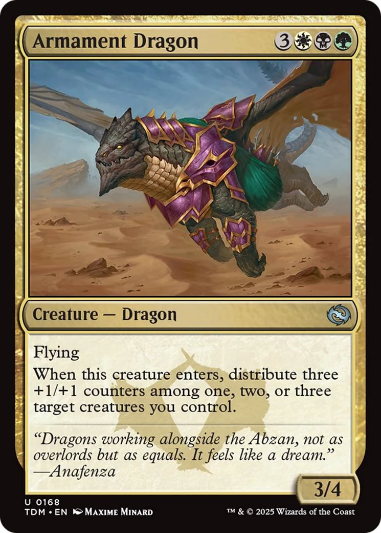 Armament Dragon [168] [Tarkir: Dragonstorm] [Non-Foil]