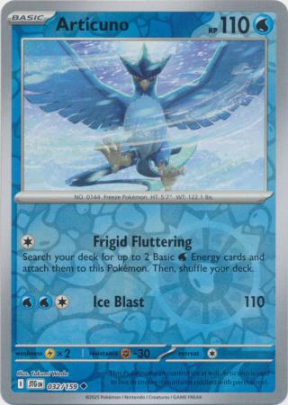 Articuno - 032/159 - Uncommon [sv09-032] [Reverse Holo]