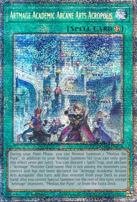 Artmage Academic Arcane Arts Acropolis - DUAD-EN054 - Starlight Rare - 1st Edition