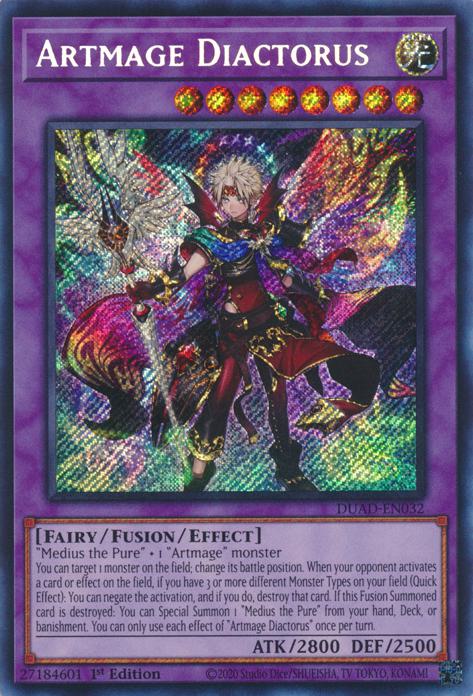 Artmage Diactorus - DUAD-EN032 - Secret Rare - 1st Edition