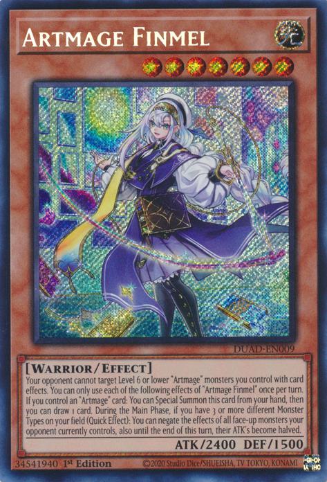 Artmage Finmel - DUAD-EN009 - Secret Rare - 1st Edition