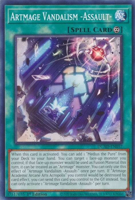 Artmage Vandalism -Assault- - DUAD-EN057 - Common - 1st Edition