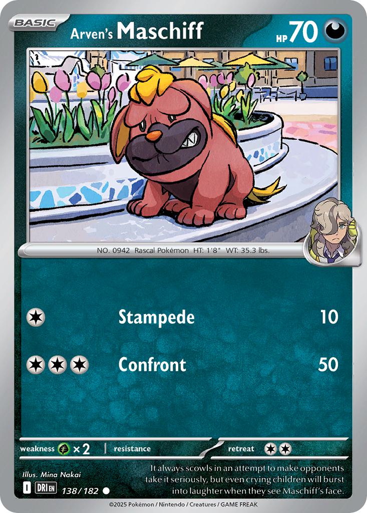 Arven's Maschiff - 138/182 - Common [sv10-138] [Non-Holo]
