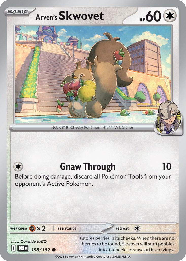 Arven's Skwovet - 158/182 - Common [sv10-158] [Non-Holo]