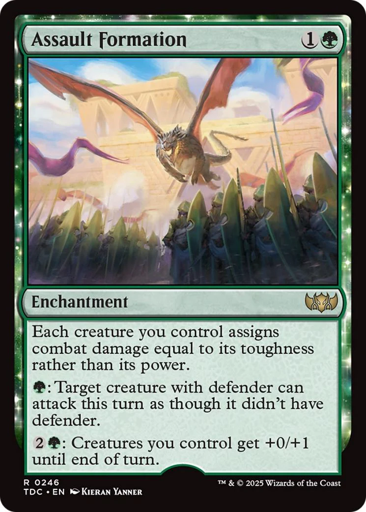Assault Formation [246] [Tarkir: Dragonstorm: Commander] [Non-Foil]