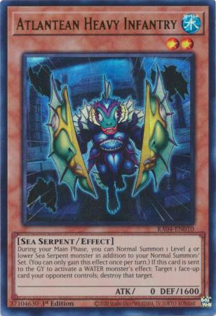 Atlantean Heavy Infantry - RA04-EN010 - Ultra Rare - 1st Edition