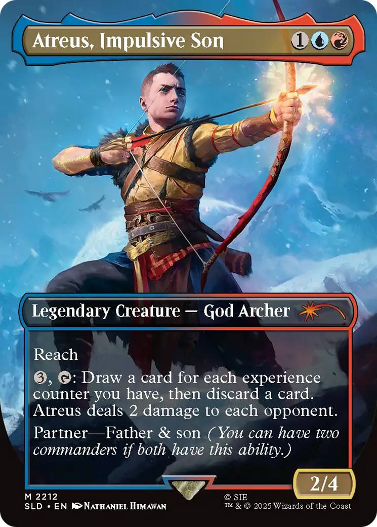 Atreus, Impulsive Son [2212] [Borderless] [God of War: Norse] [Secret Lair Drop] [Non-Foil]