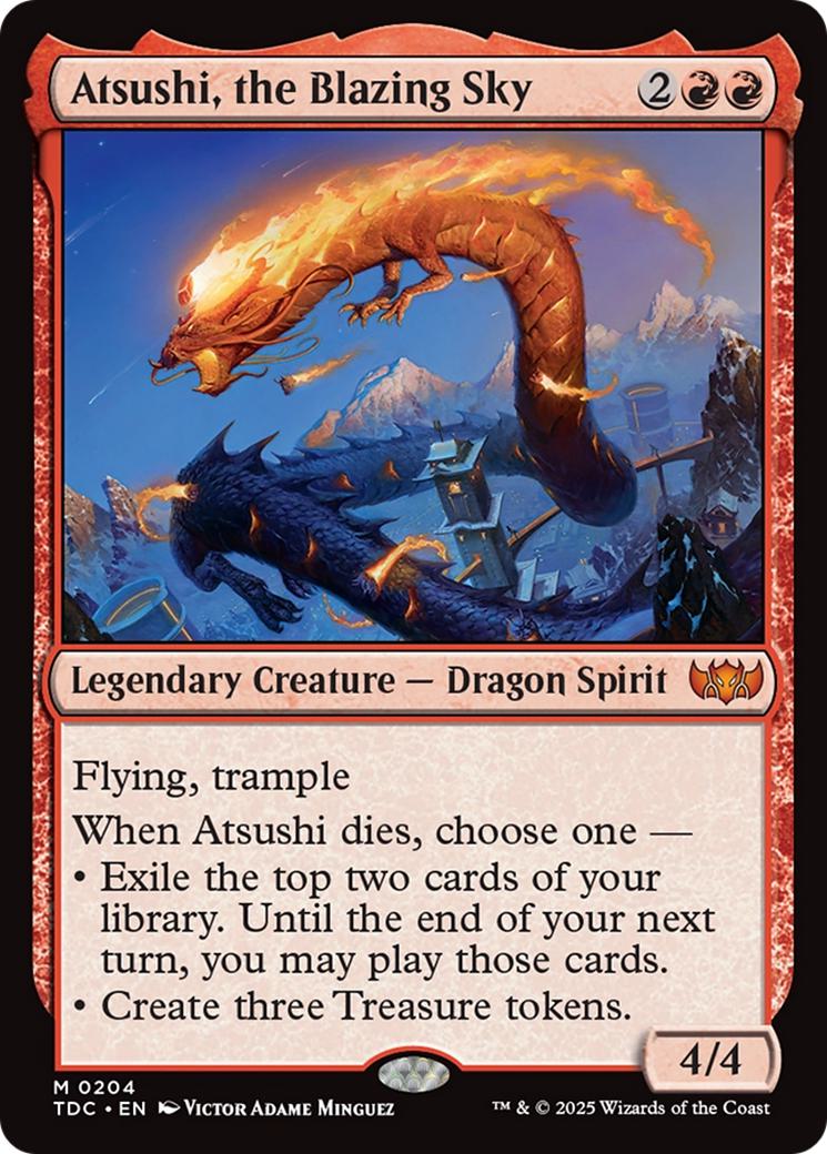 Atsushi, the Blazing Sky [204] [Tarkir: Dragonstorm: Commander] [Non-Foil]