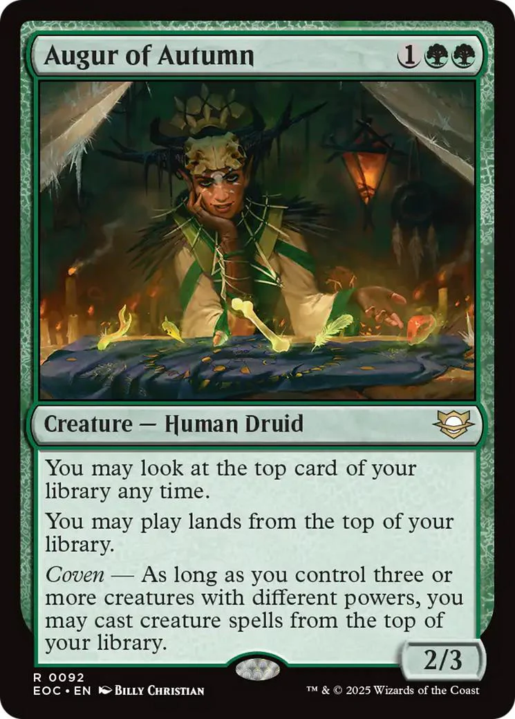 Augur of Autumn [92] [Edge of Eternities: Commander] [Non-Foil]