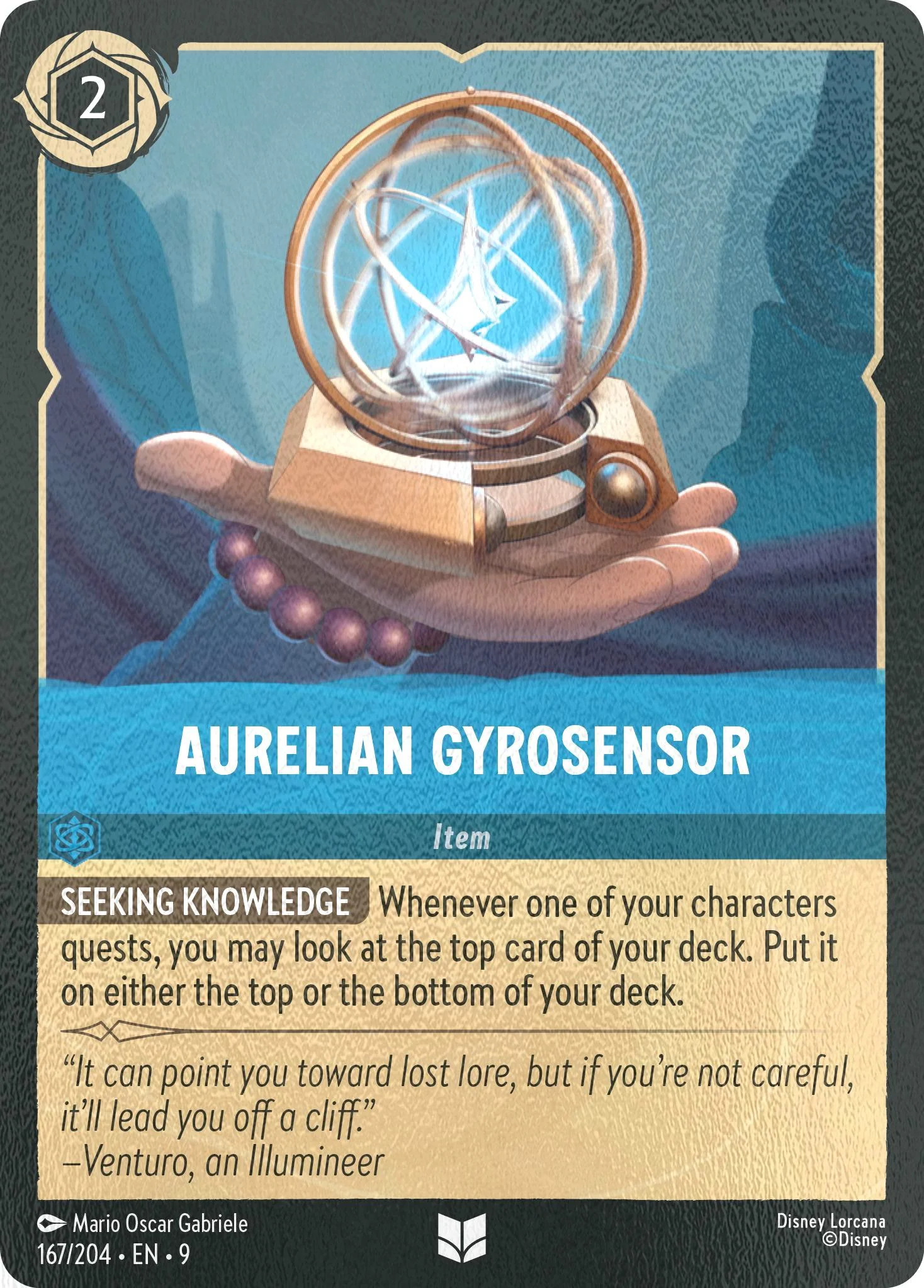 Aurelian Gyrosensor - 167/204 [Fabled] [Cold Foil]