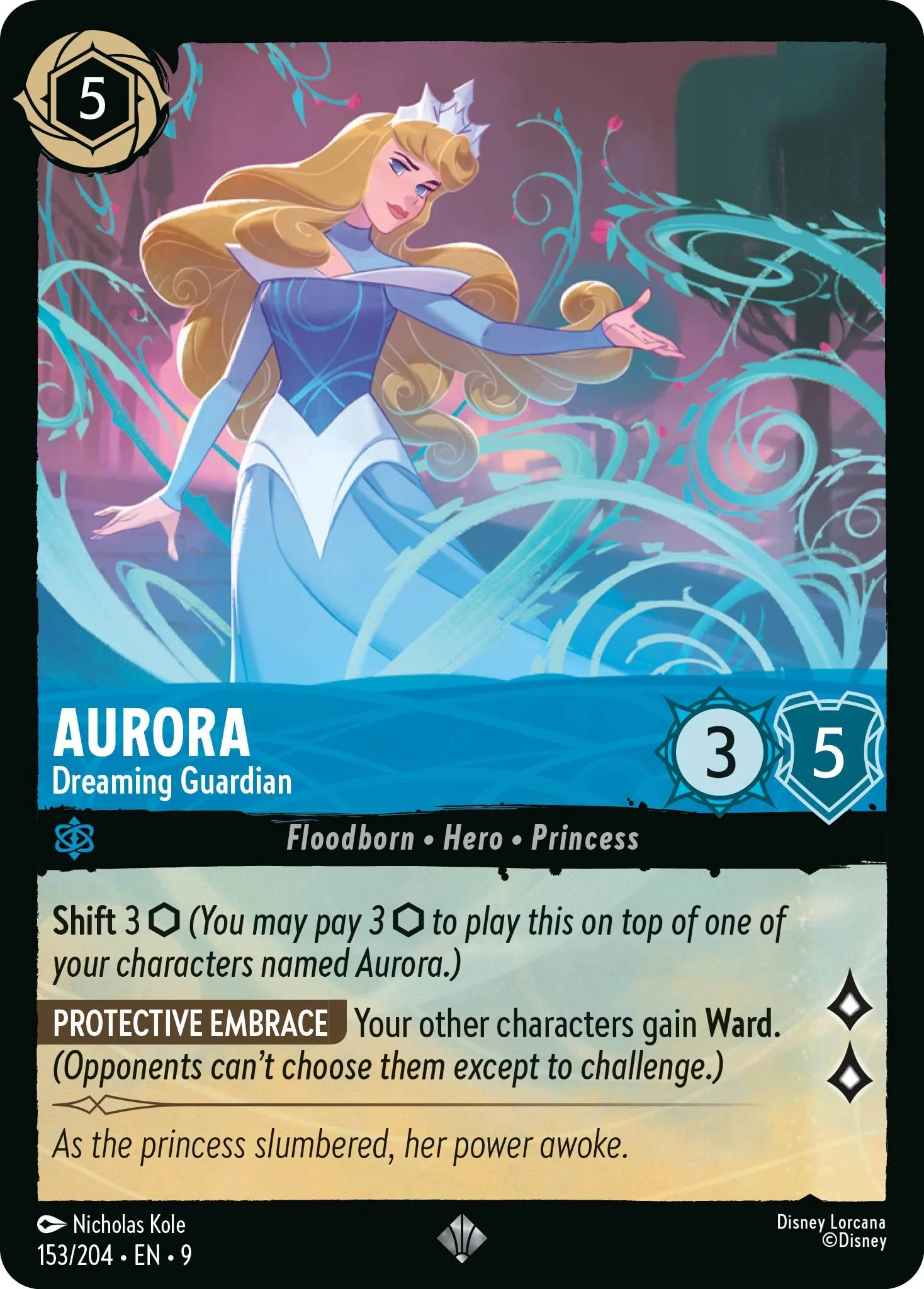 Aurora - Dreaming Guardian - 153/204 [Fabled] [Non-Foil]