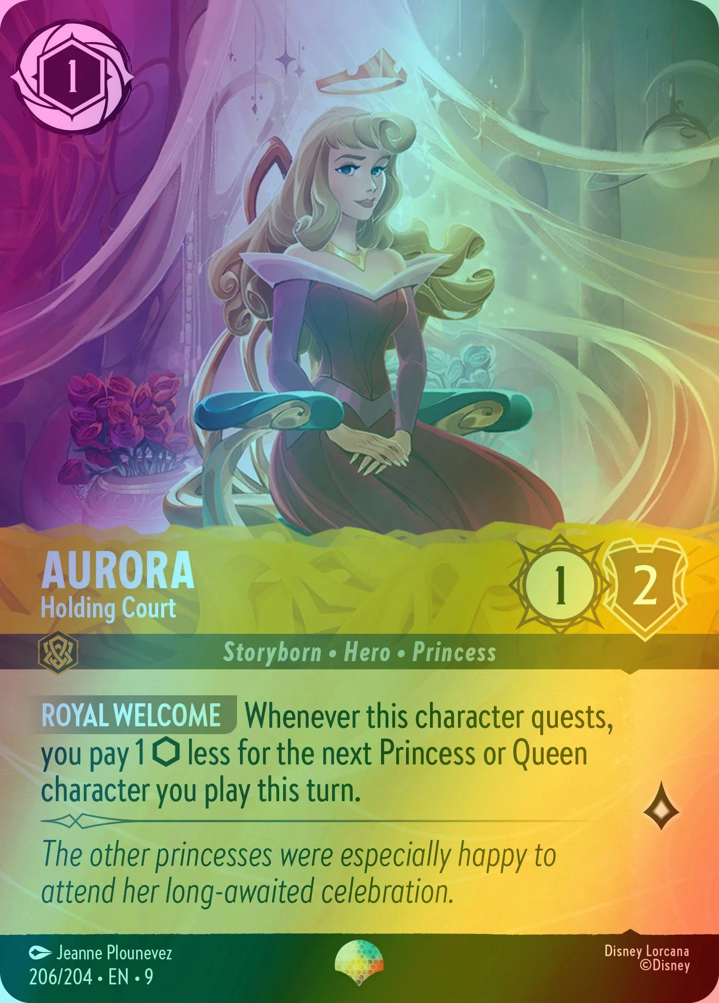 Aurora - Holding Court (Epic) - 206/204 [Fabled] [Holofoil]