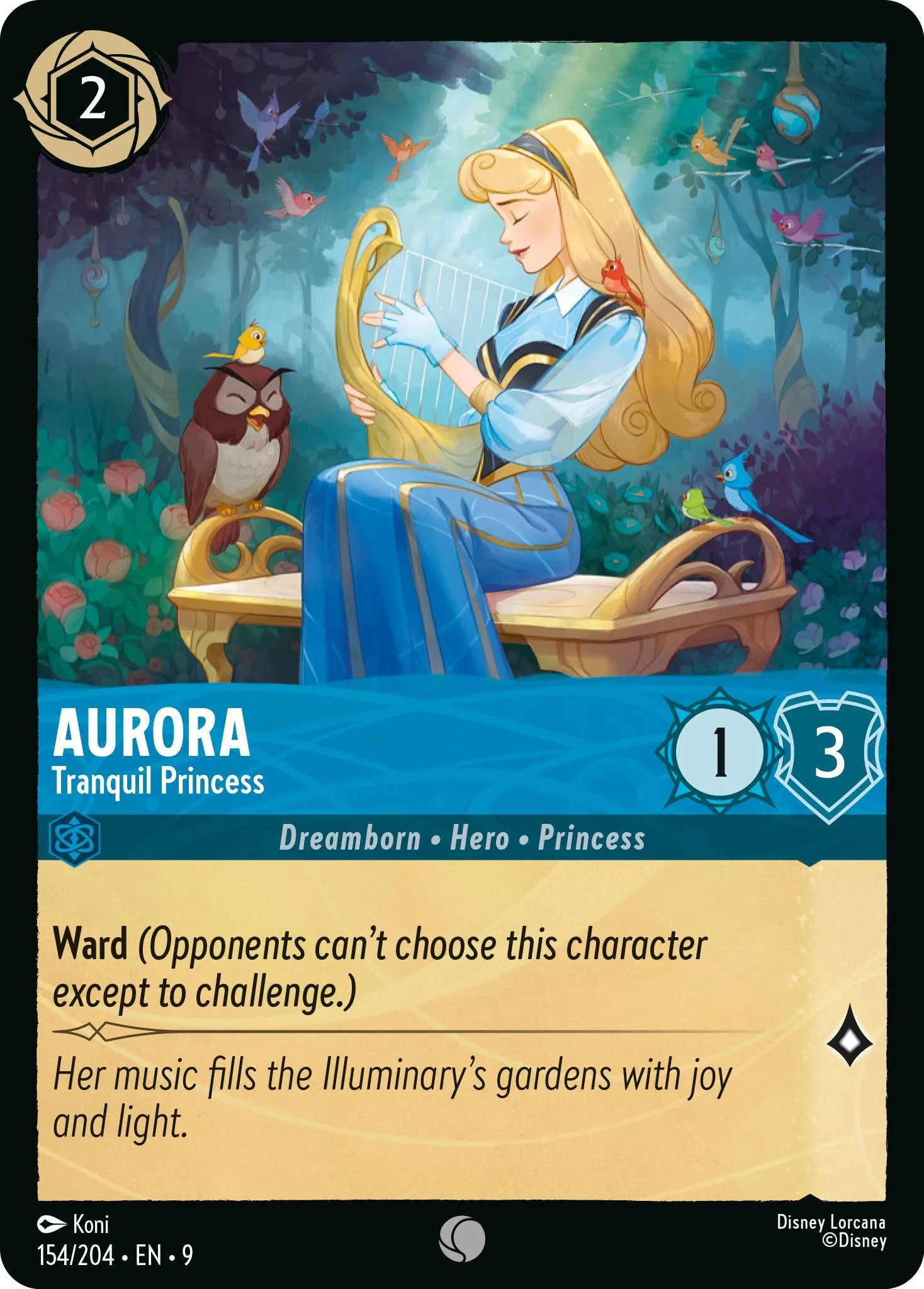 Aurora - Tranquil Princess - 154/204 [Fabled] [Non-Foil]
