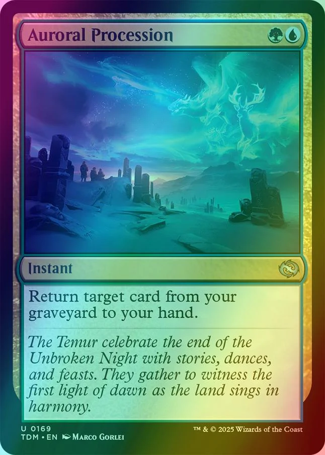 Auroral Procession [169] [Tarkir: Dragonstorm] [Foil]