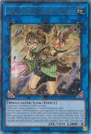 Aussa the Earth Charmer, Immovable - RA04-EN078 - Ultimate Rare - 1st Edition