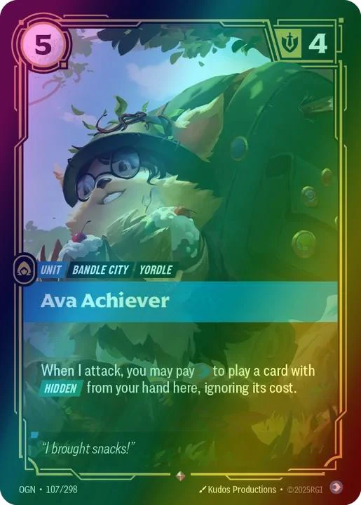 Ava Achiever - 107/298 [Origins] [Foil]