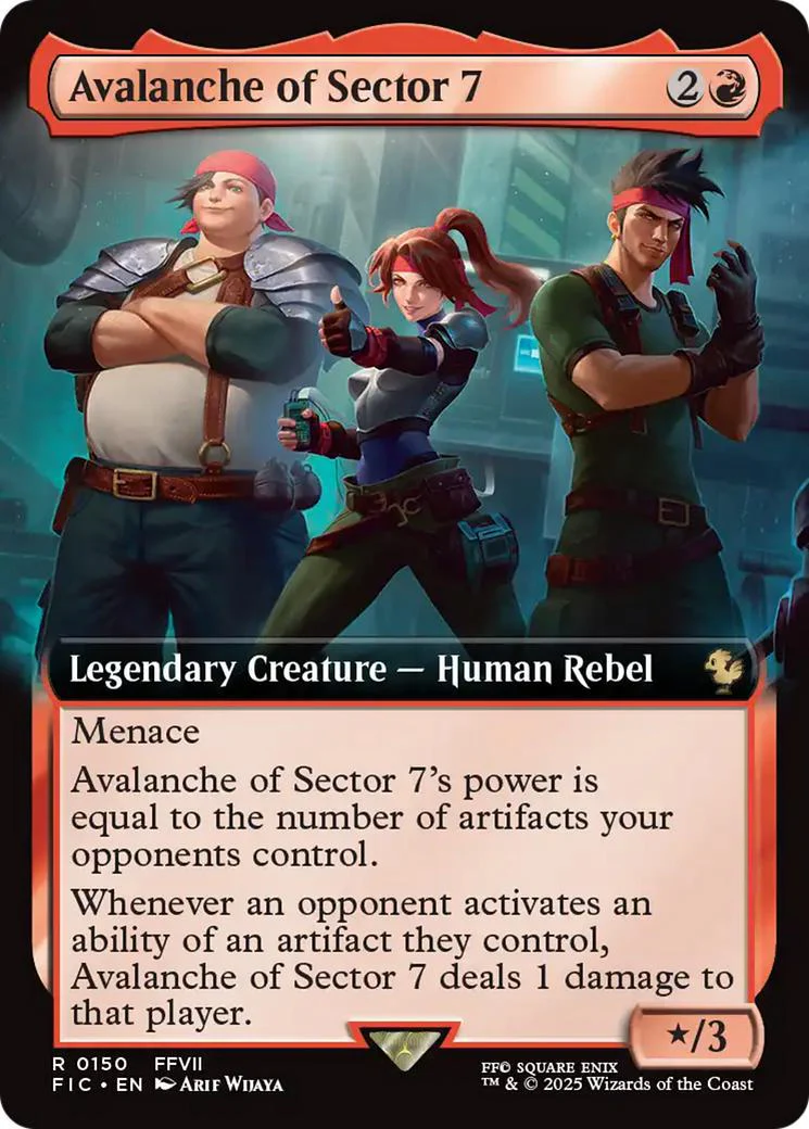 Avalanche of Sector 7 [150] [Extended Art] [FINAL FANTASY: Commander] [Non-Foil]