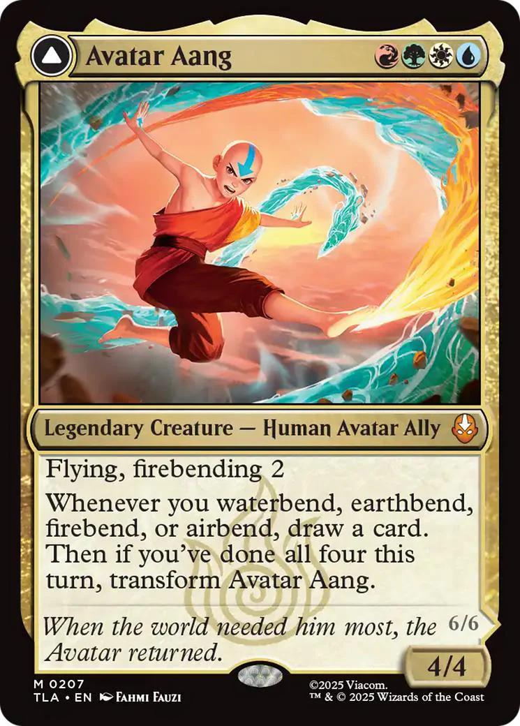 Avatar Aang // Aang, Master of Elements [207] [Avatar: The Last Airbender] [Non-Foil]