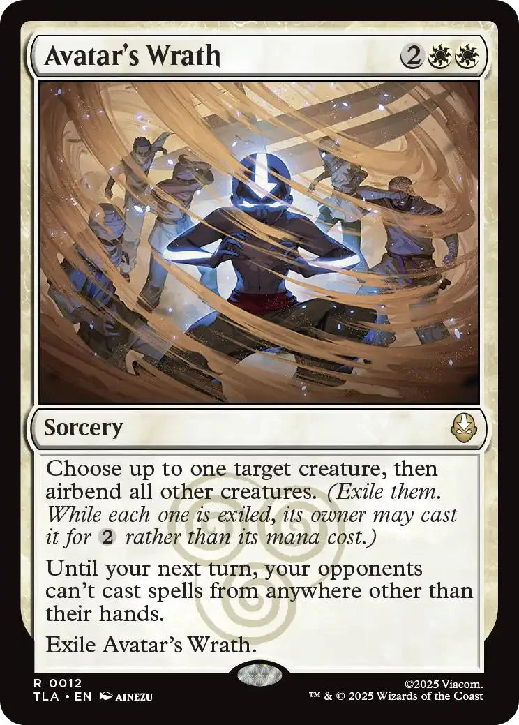 Avatar's Wrath [12] [Avatar: The Last Airbender] [Non-Foil]