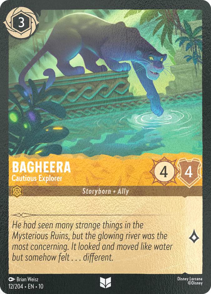Bagheera - Cautious Explorer - 12/204 [Whispers in the Well] [Cold Foil]