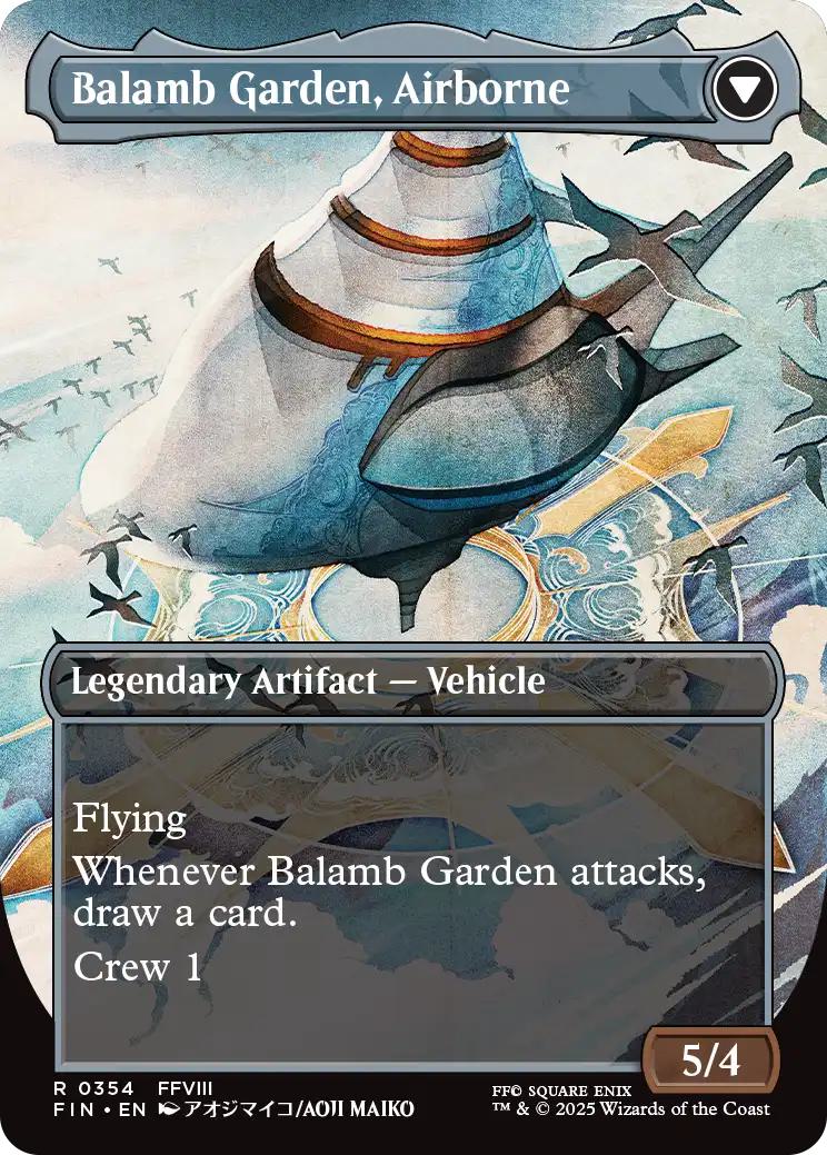 Balamb Garden, SeeD Academy // Balamb Garden, Airborne [354] [Borderless] [FINAL FANTASY] [Non-Foil] - Image 2