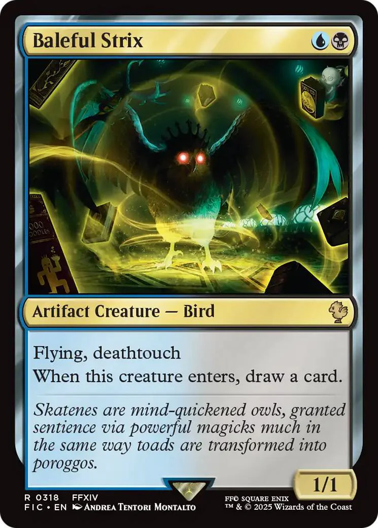 Baleful Strix [318] [FINAL FANTASY: Commander] [Non-Foil]