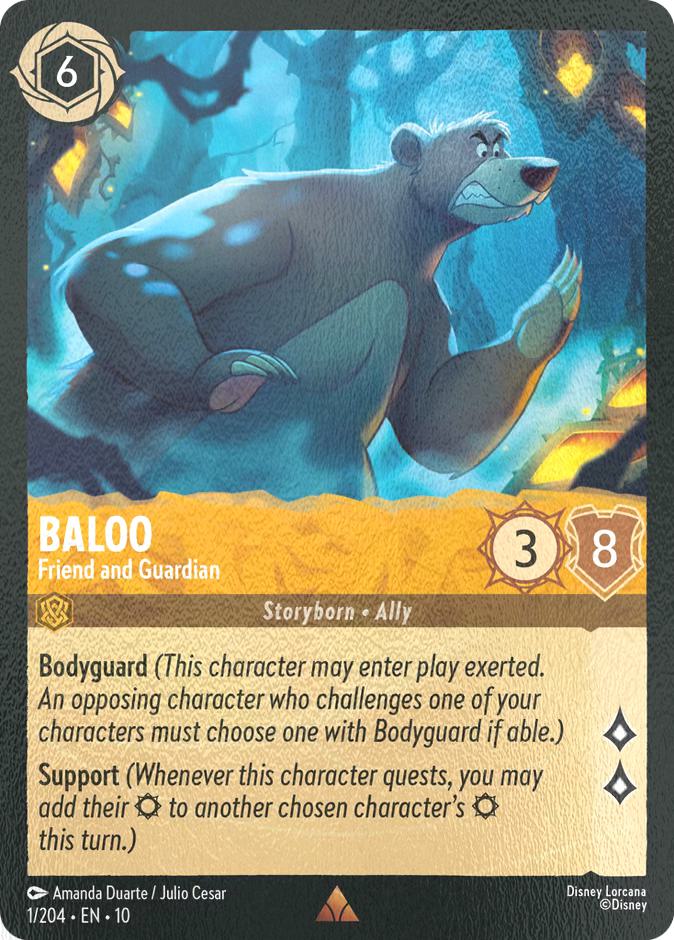 Baloo - Friend and Guardian - 1/204 [Whispers in the Well] [Cold Foil]