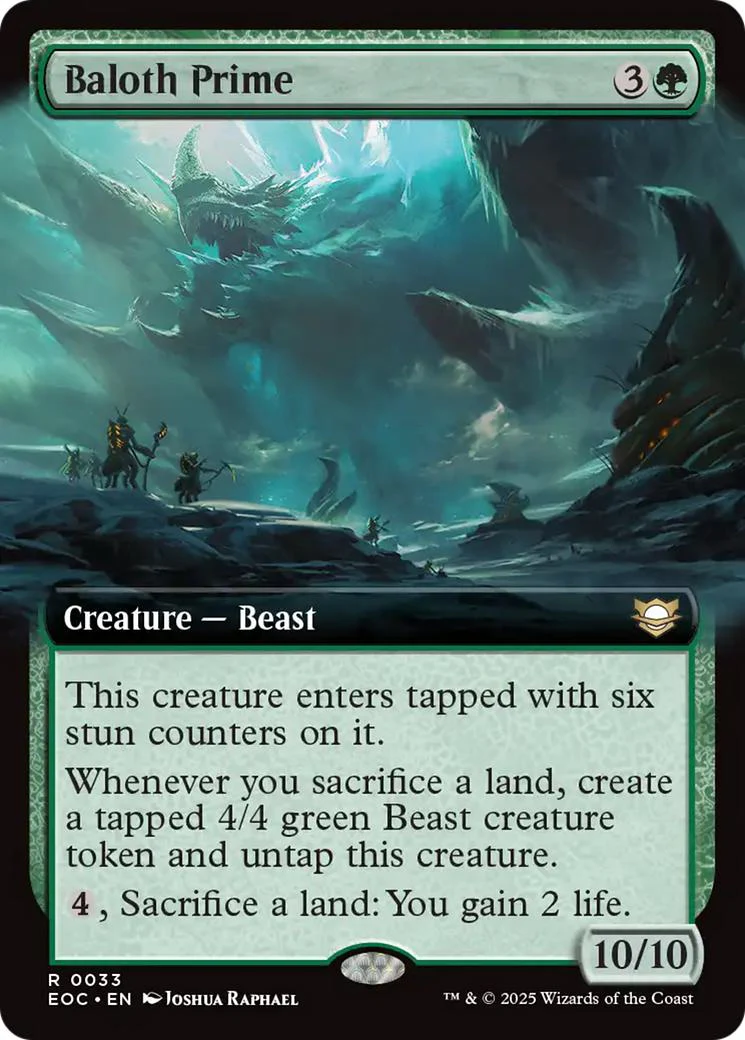 Baloth Prime [33] [Extended Art] [Edge of Eternities: Commander] [Non-Foil]