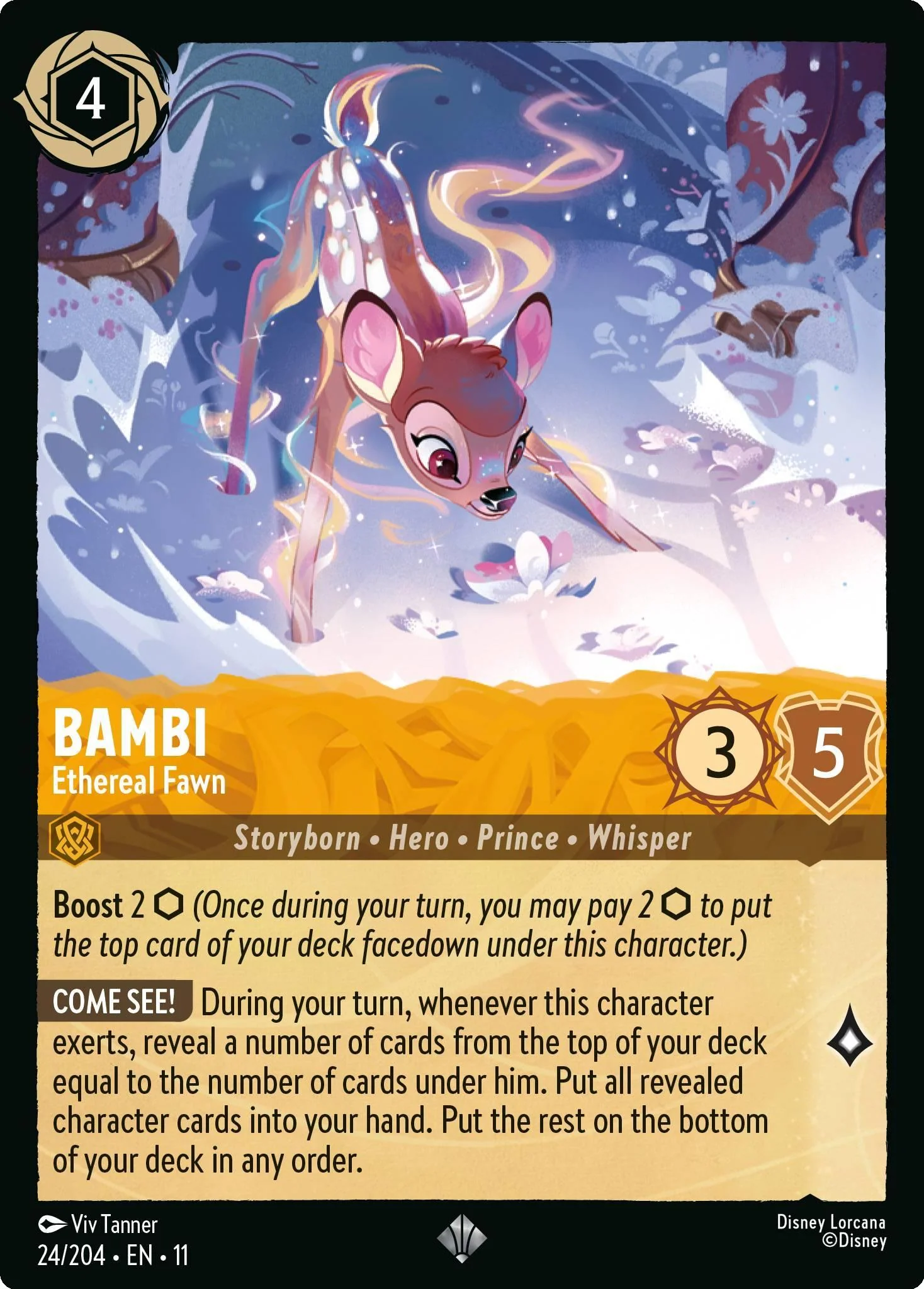 Bambi - Ethereal Fawn - 24/204 [Winterspell] [Non-Foil]