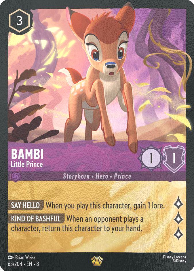 Bambi - Little Prince - 63/204 [Reign of Jafar] [Cold Foil]