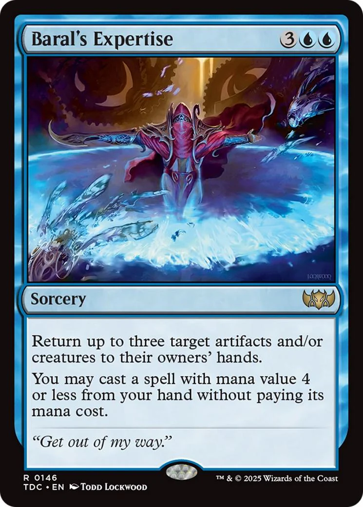 Baral's Expertise [146] [Tarkir: Dragonstorm: Commander] [Non-Foil]