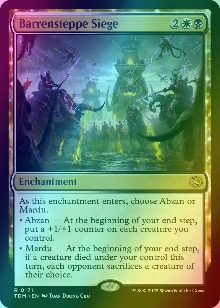Barrensteppe Siege [171] [Tarkir: Dragonstorm] [Foil]